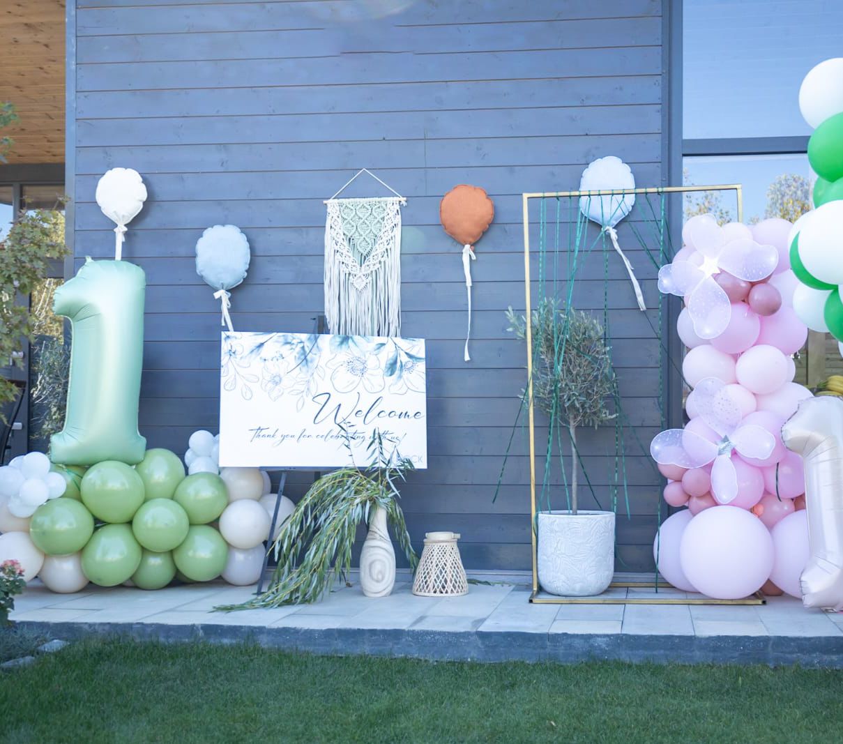 Mini aranjament din baloane 1